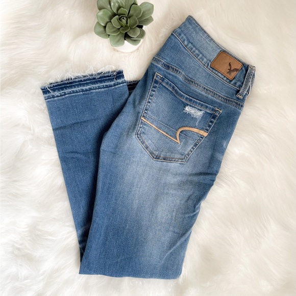 American Eagle Outfitters Denim - AEO | American Eagle Artist Crop Denim